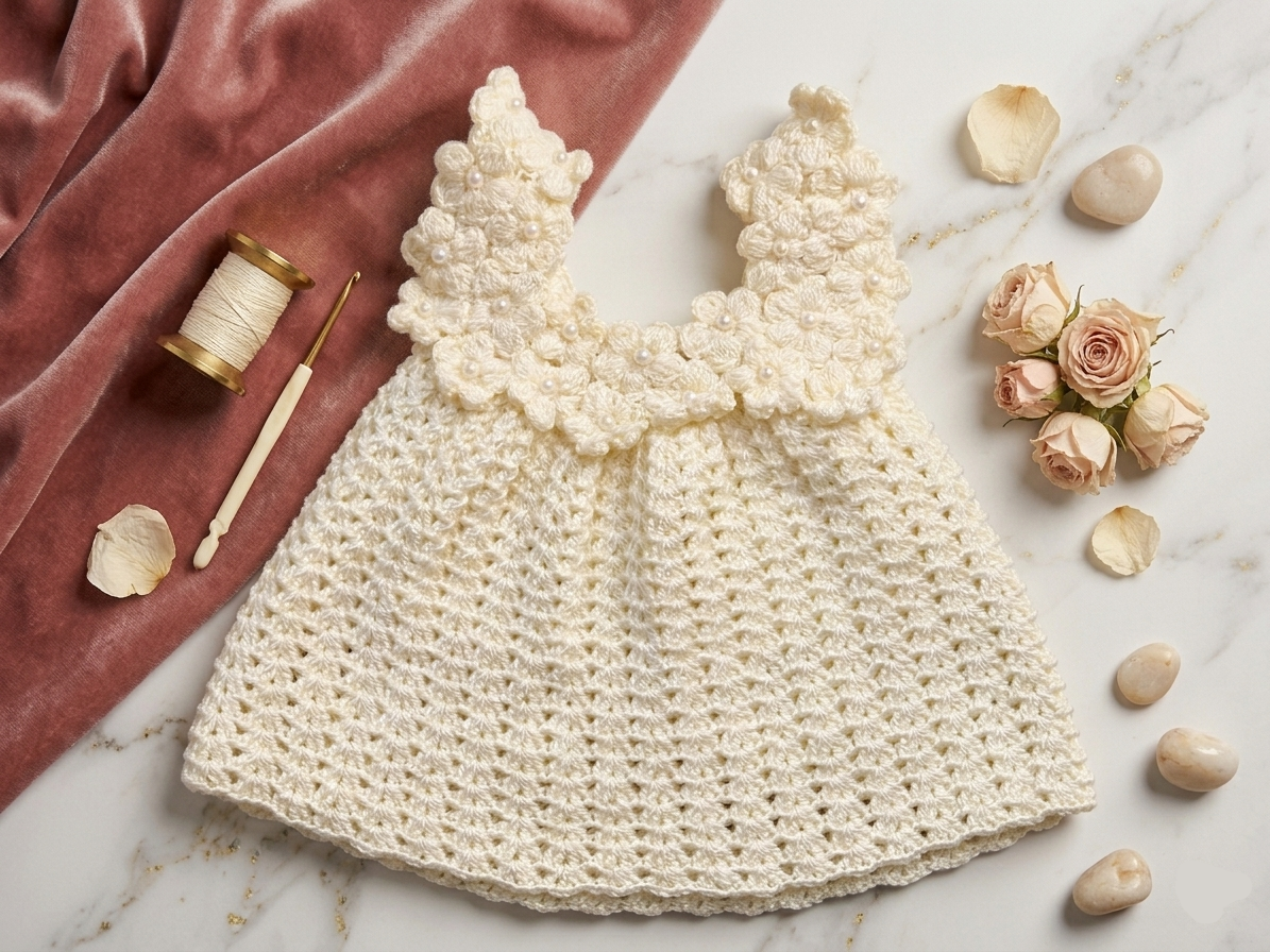 Kid's Dress | Beige