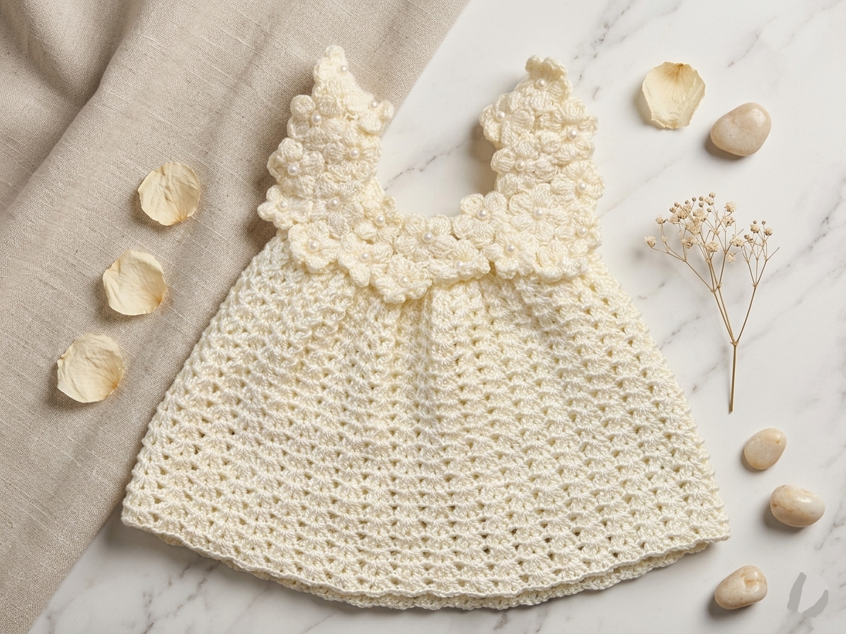 Kid's Dress | Beige