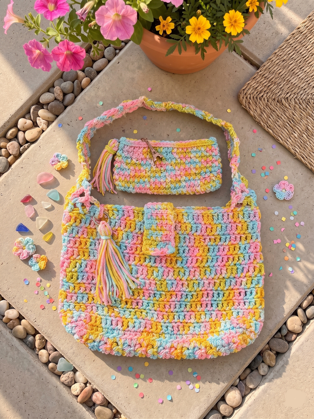 Tote Bag | Pastel Multicolor