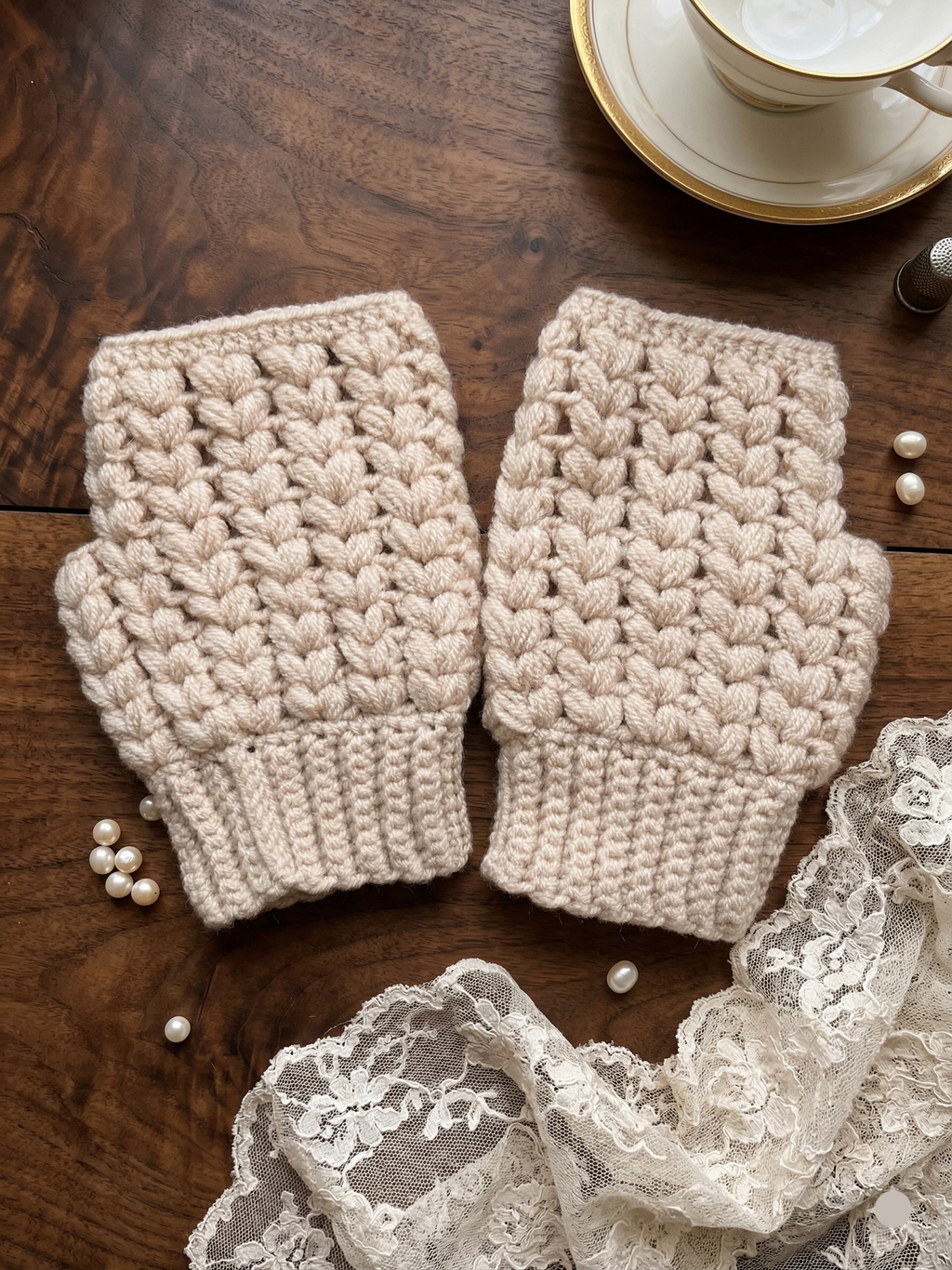 Gloves | Beige