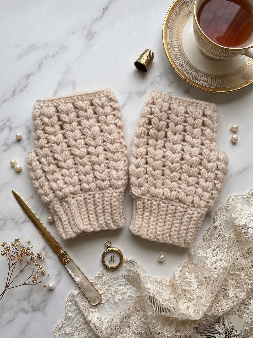 Gloves | Beige
