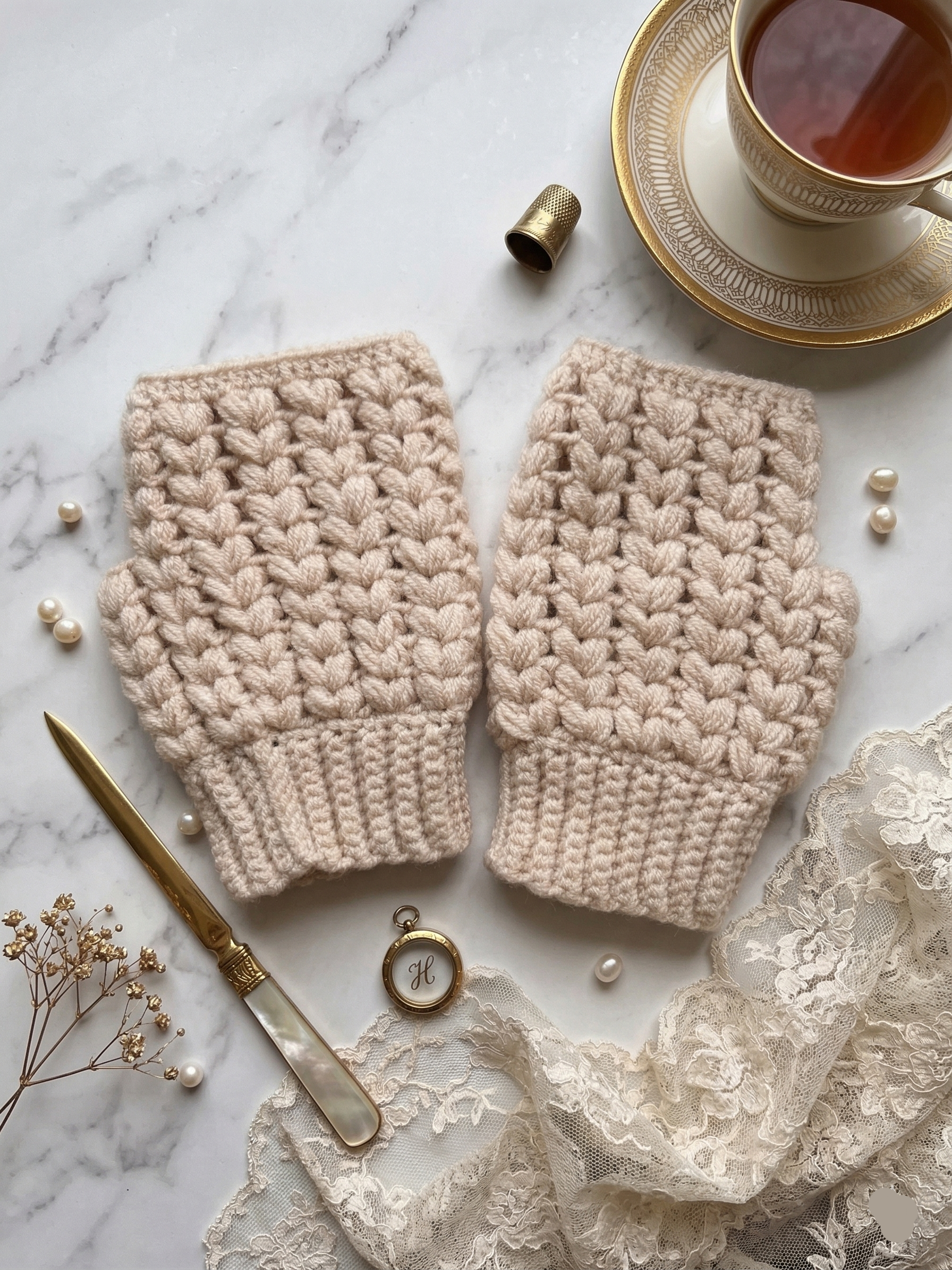 Gloves | Beige