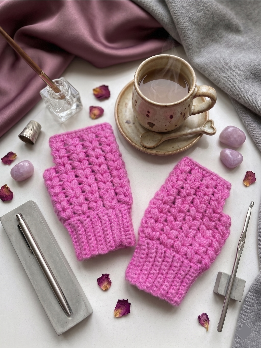 Gloves | Rose Pink