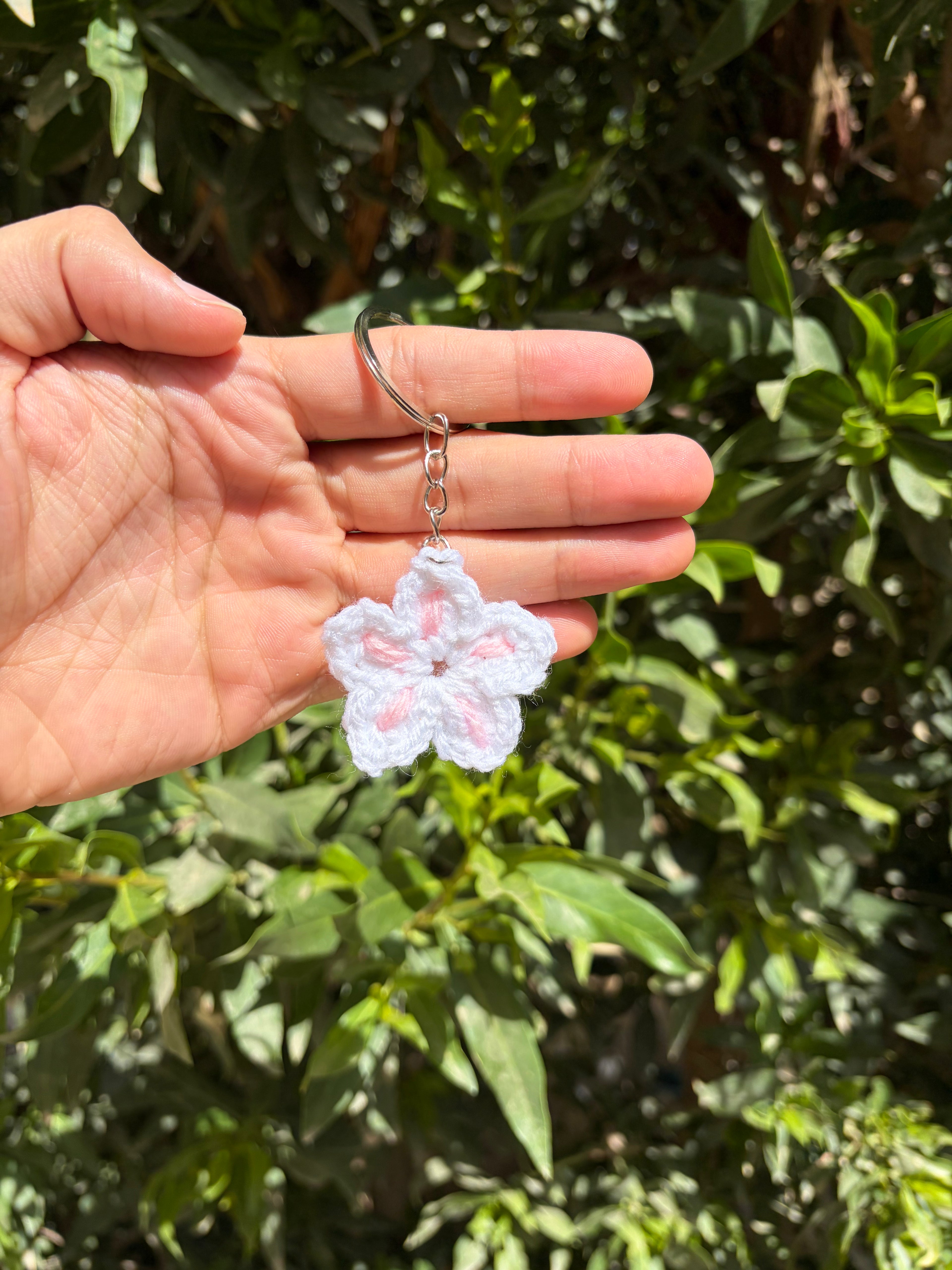 Keychain | Handmade Crochet Flower