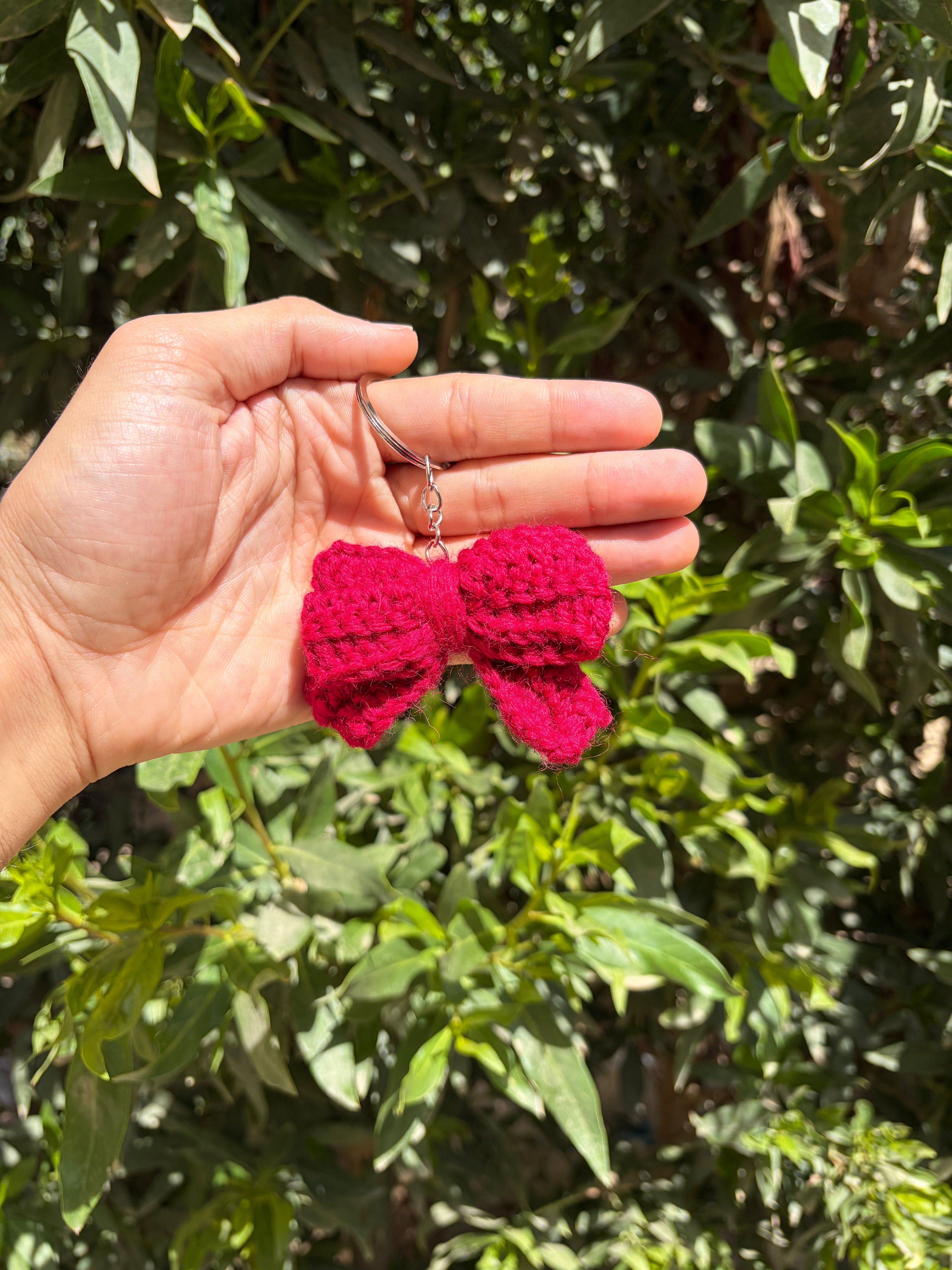 Keychain | Handmade Handmade Crochet Bow