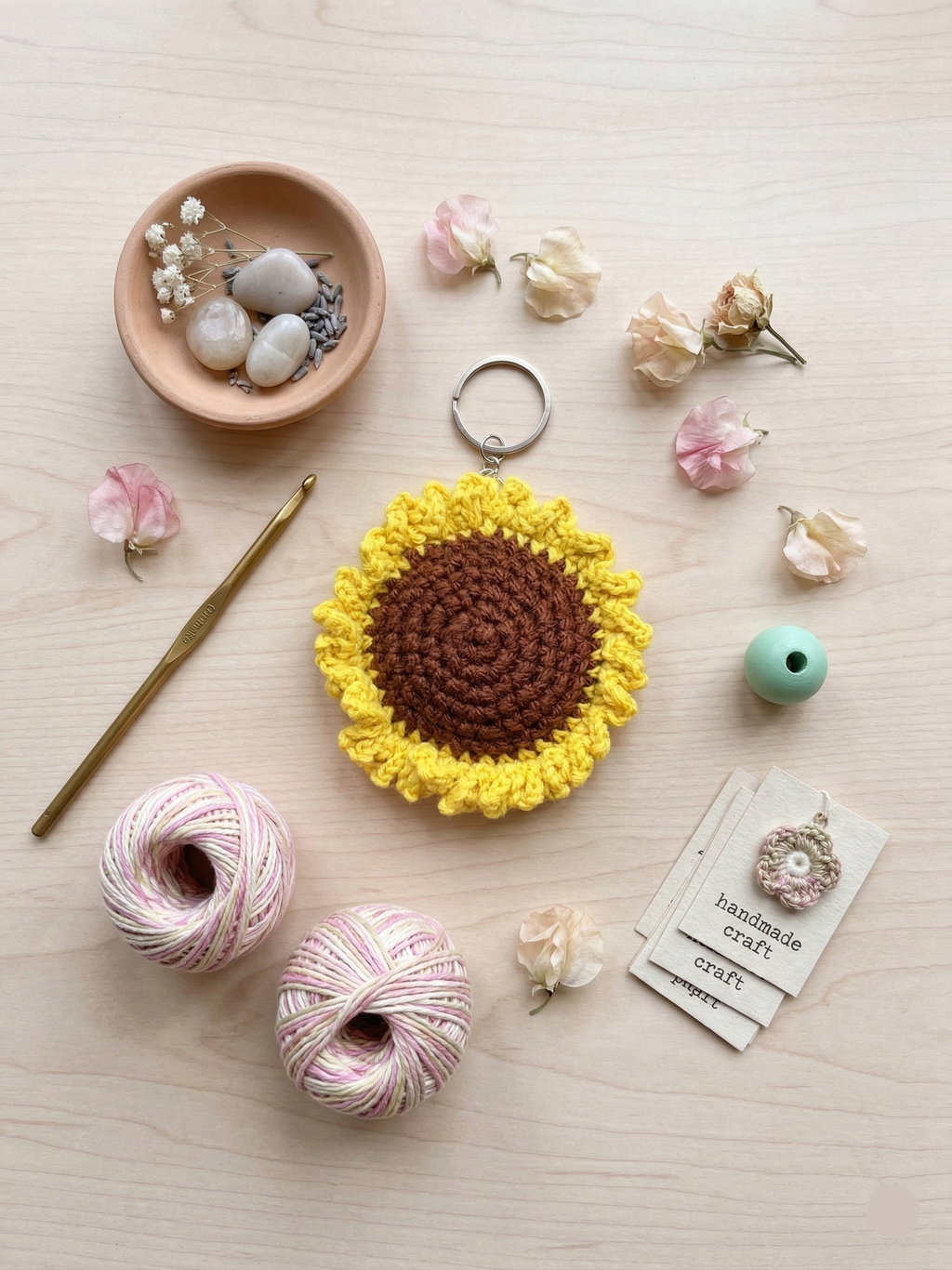 Keychain | Sun Flower
