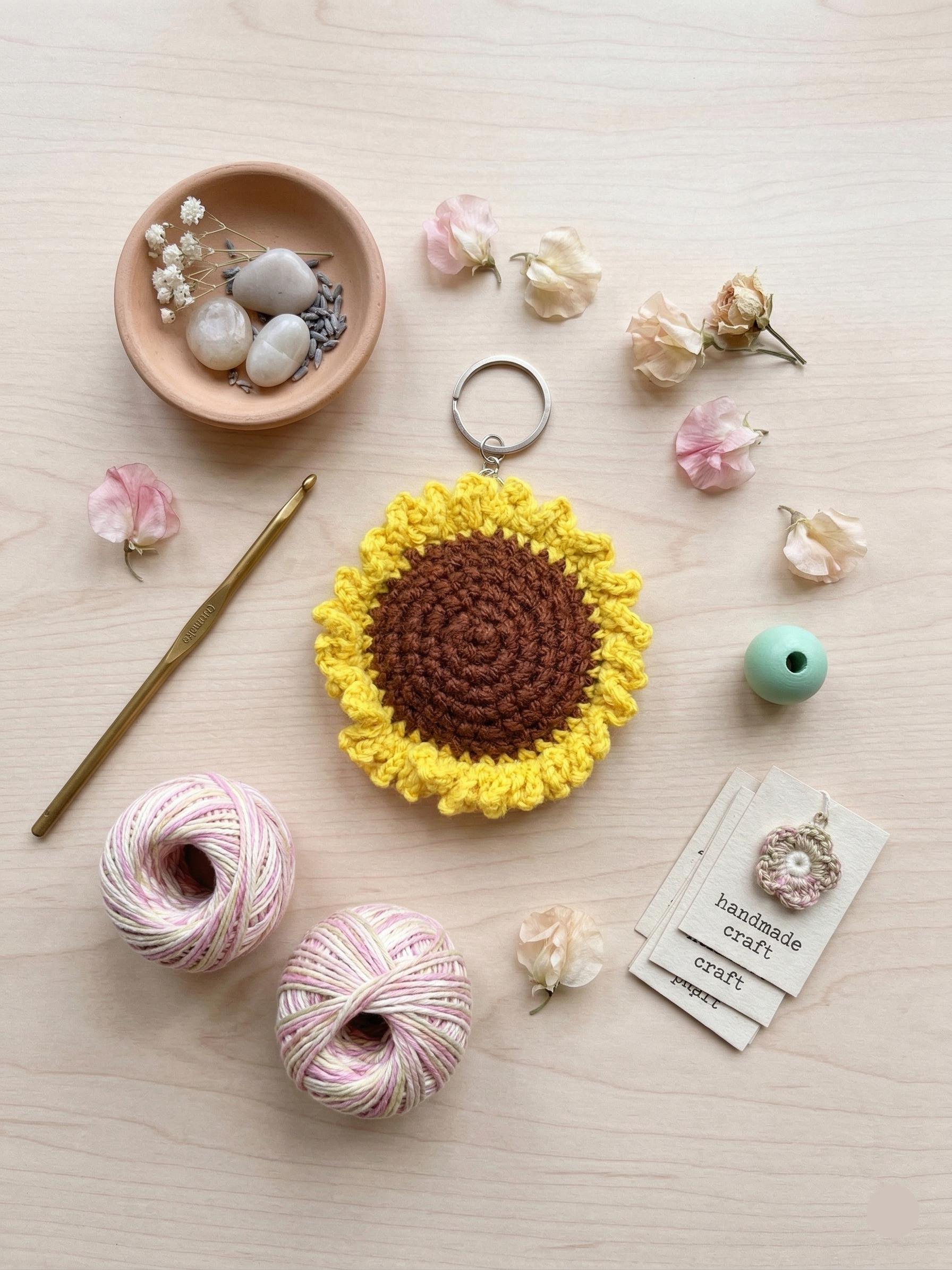 Keychain | Sun Flower