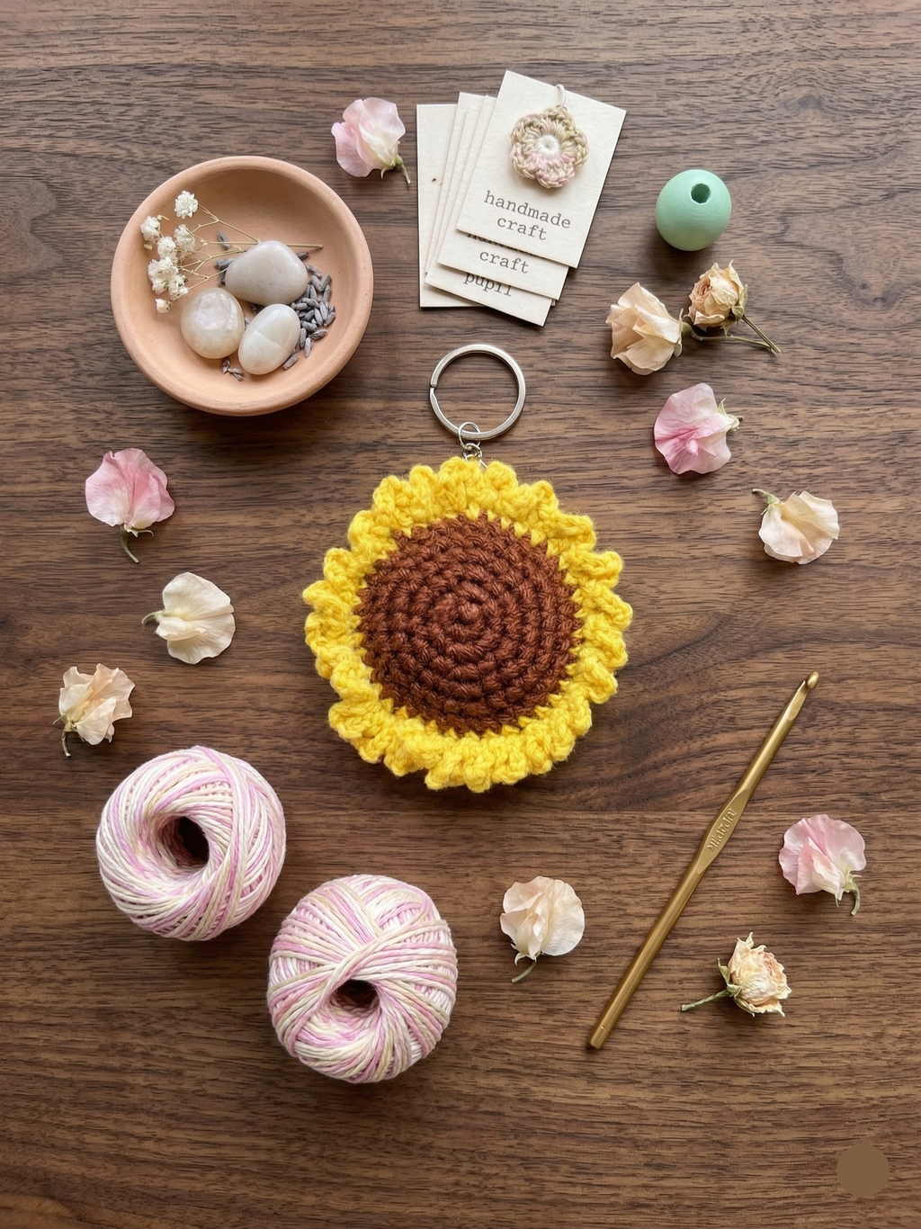 Keychain | Sun Flower