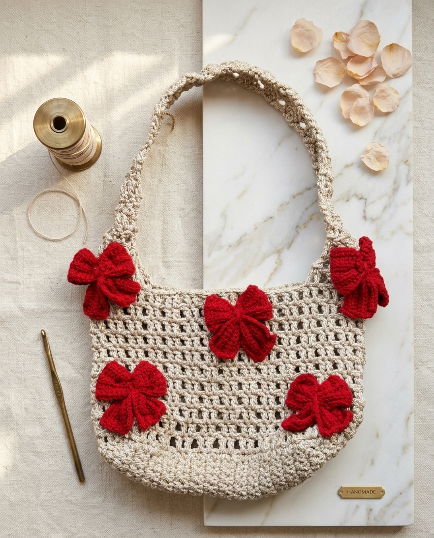 Tote bag | Red Flowers