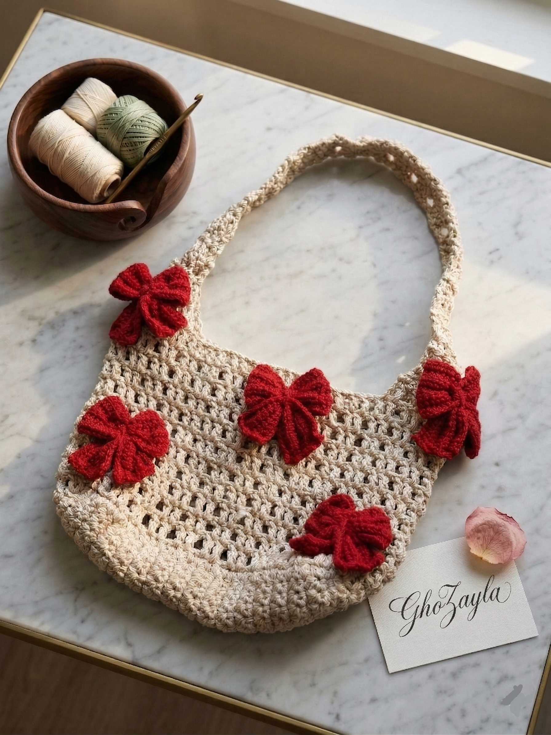 Tote bag | Red Flowers